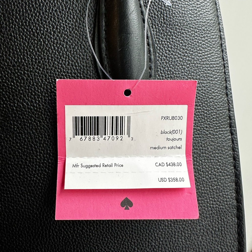Kate Spade New York Women's Toujours Medium Satchel - Black - Picture 6 of 15